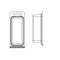 Visipak Thermoform-CLAMSHELL-#120 / #054386-4.806-1.938-3.798-1.600-1.250-3.660-1.400-0.015-CLEAR-STOCK-450 120TF - alternate 1